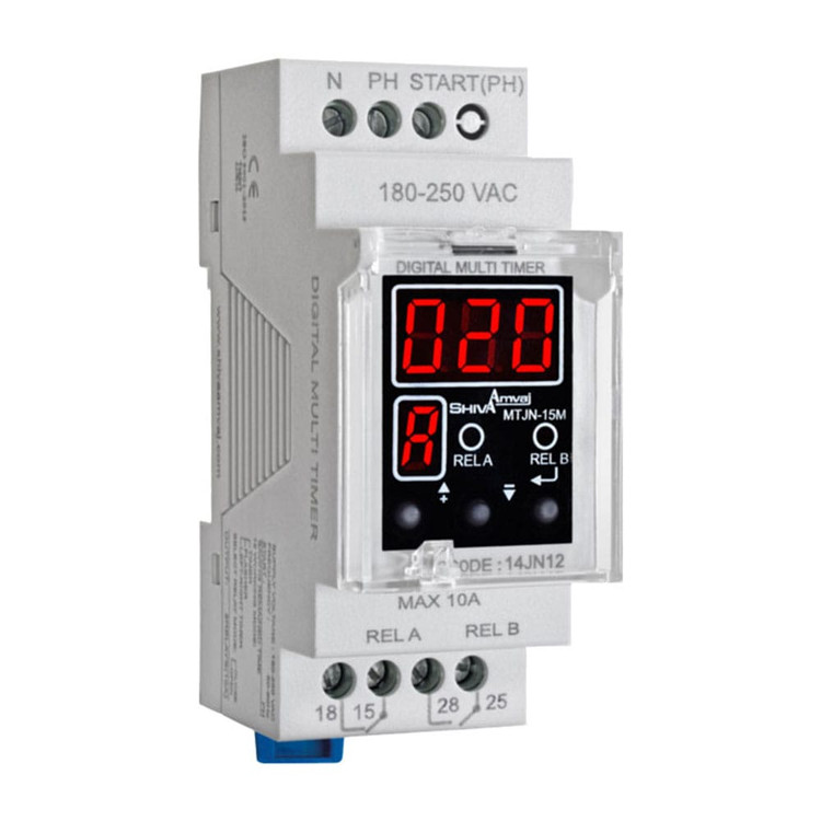 مولتی تایمر دیجیتال سری N شیوا امواج مدل MTJN-15M کد 14JN12