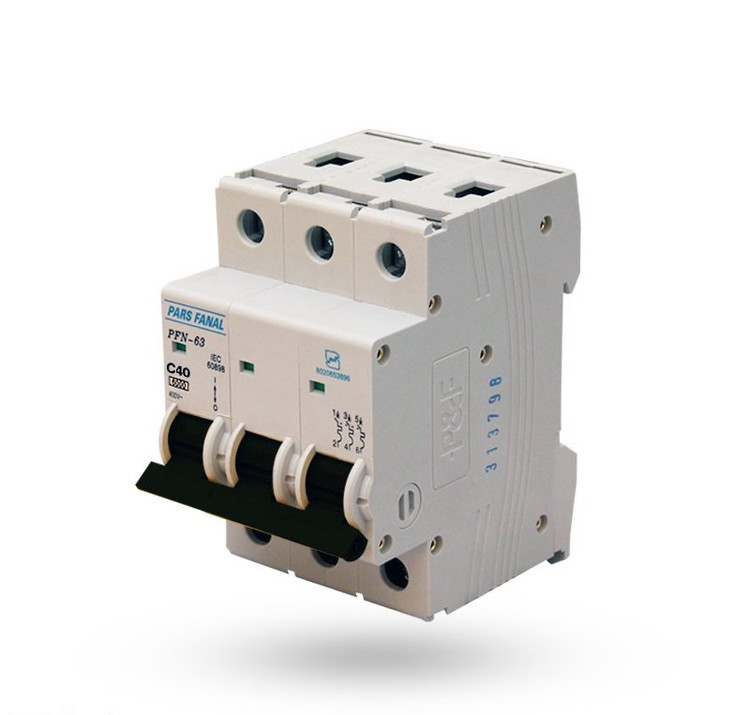 مینیاتوری سه فاز 40 آمپر پارس فانال C 40A