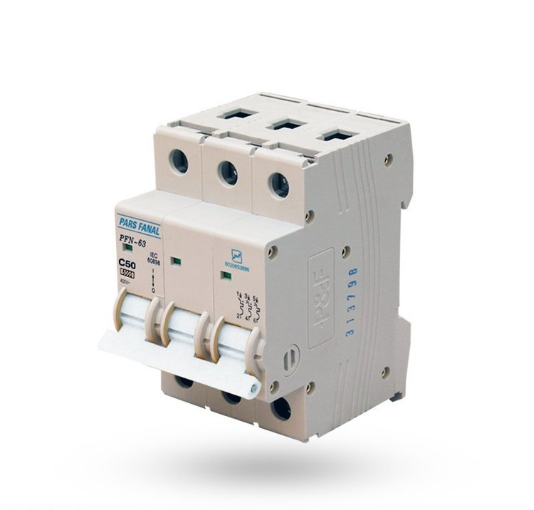 مینیاتوری سه فاز 50 آمپر پارس فانال C 50A