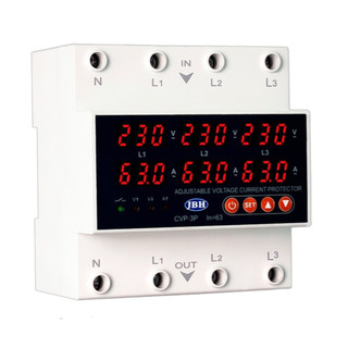 محافظ ولتاژ سه فاز مدل CVP3-100 ظرفیت ۶۳ آمپر جی بی اچ (JBH)