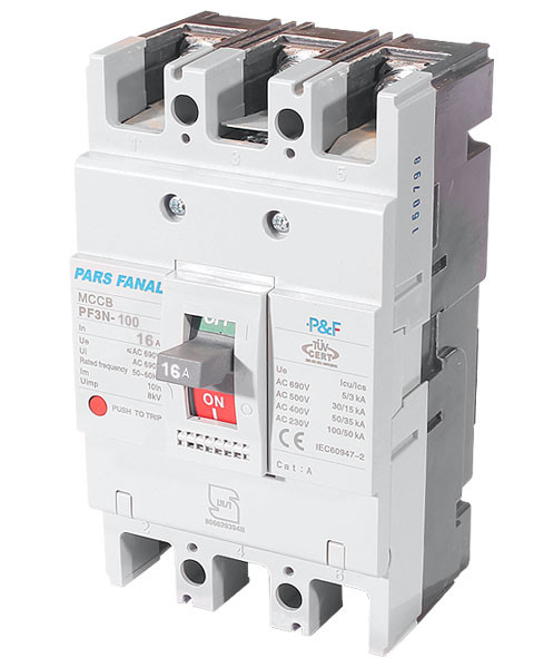 کلید اتوماتیک فیکس 16A پارس فانال مدل PF3N-100/16A FIX