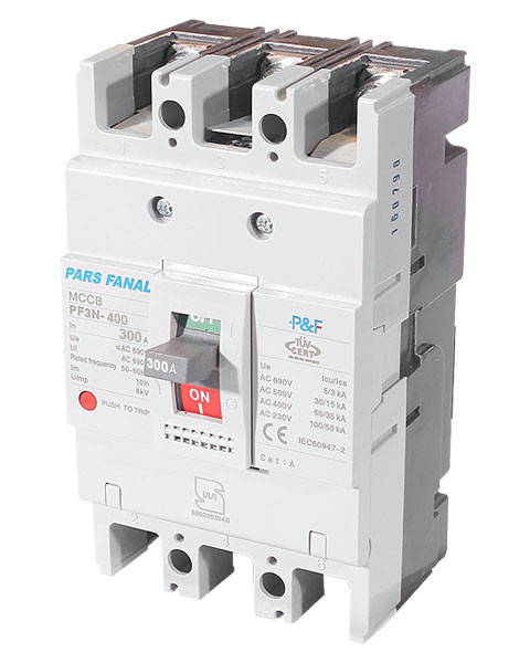 کلید اتوماتیک فیکس 300A پارس فانال مدل PF3N-400/300A FIX