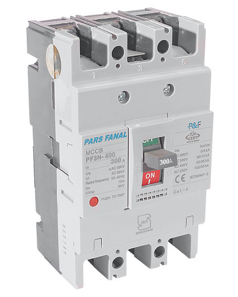 کلید اتوماتیک فیکس 300A پارس فانال مدل PF3N-400/300A FIX