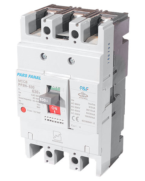 کلید اتوماتیک فیکس 630A پارس فانال مدل PF3N-630/630A FIX