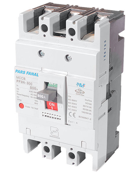 کلید اتوماتیک فیکس 800A پارس فانال مدل PF3N-800/800A FIX