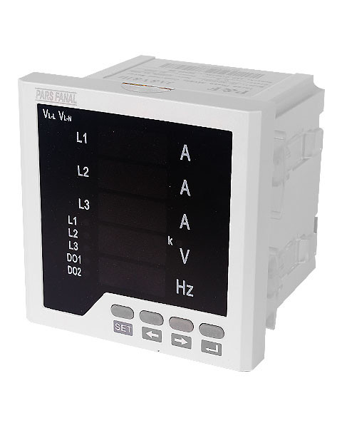 مولتی متر مجموعه سه فاز پارس فانال مدل PF-3UIF35J