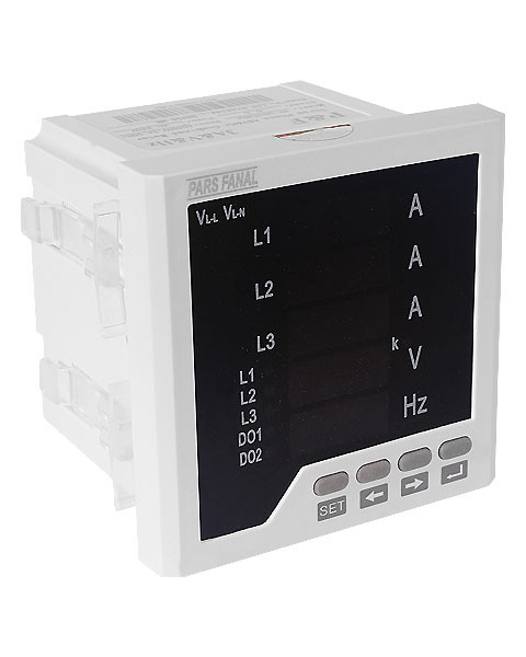 مولتی متر مجموعه سه فاز پارس فانال مدل PF-3UIF35J