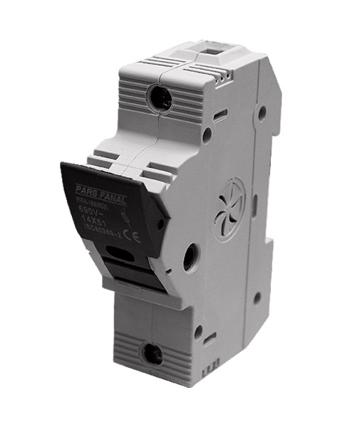 سکسیونر تک فاز (پایه فیوز) 51*14 پارس فانال مدل PFFH-18W/63(X)1P