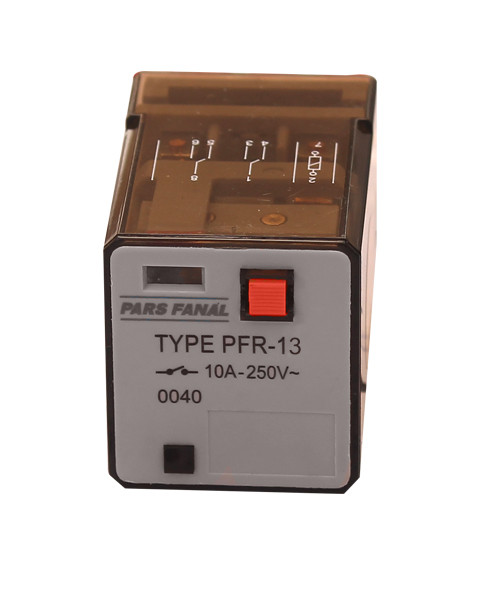 رله شیشه ای سه کنتاکت (11پایه) پارس فانال مدل PFR-13